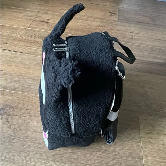 One Left! LOUNGEFLY (Sanrio)-NWT Fluffy Kuromi Mini Backpack - Picture 12 of 15
